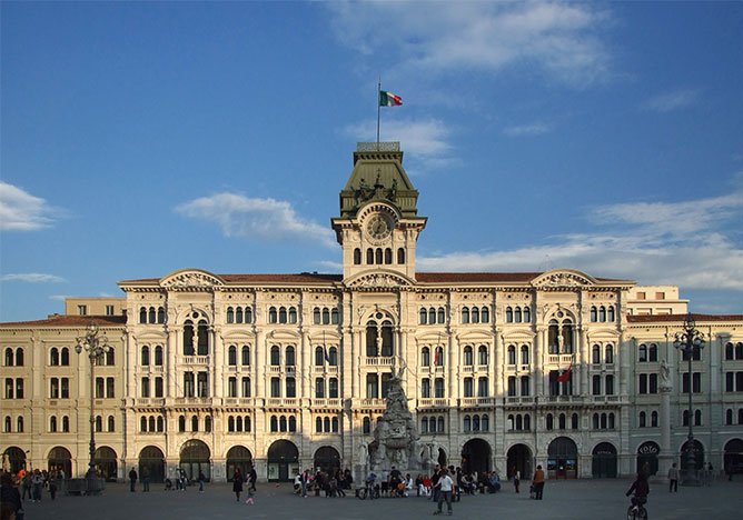 Piazza Unità d'Italia a Trieste 