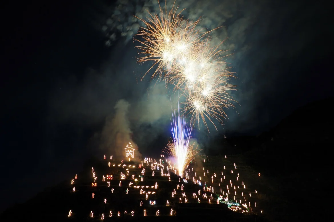 Inagurazione Inaugurazione Presepe di Manarola
