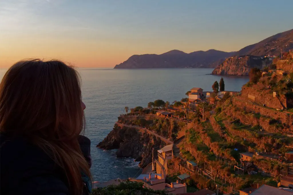 Tramonto a Manarola
