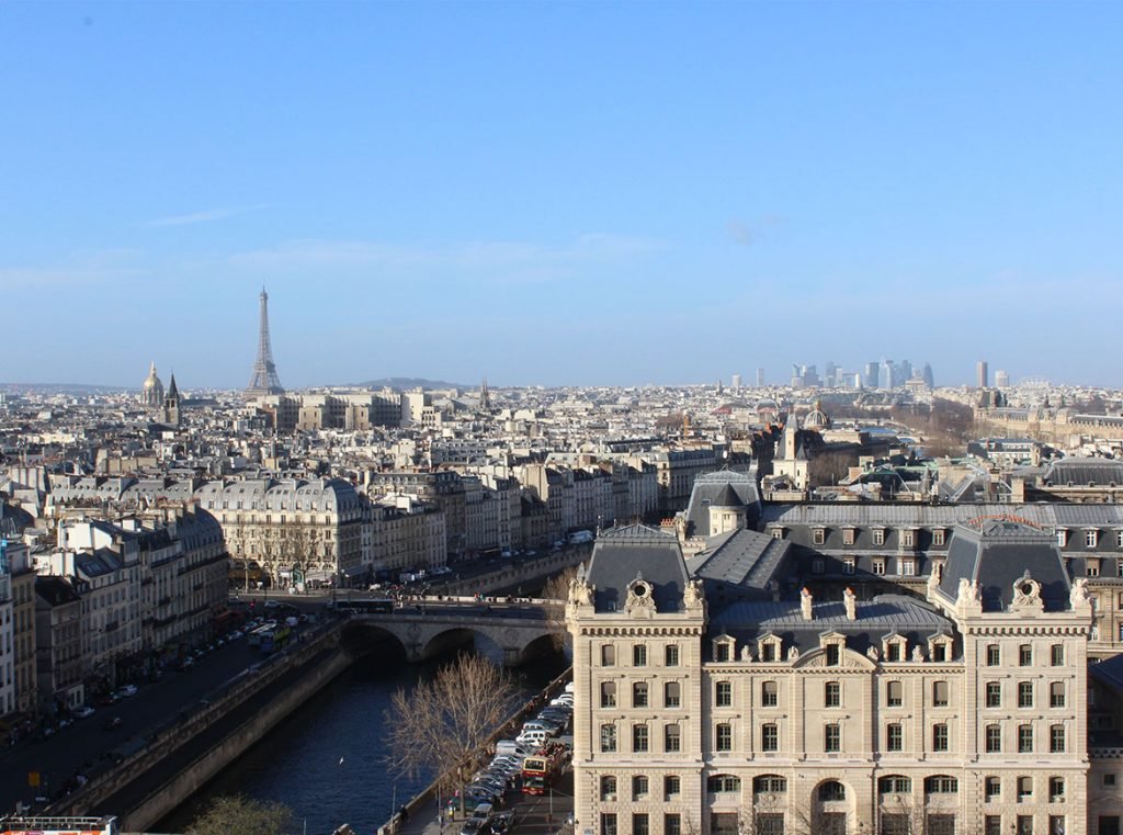 Parigi vista dalla Cattedrale di Notre-Dame