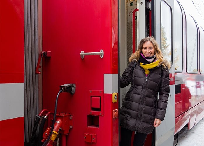 In viaggio sul Trenino Rosso del Bernina