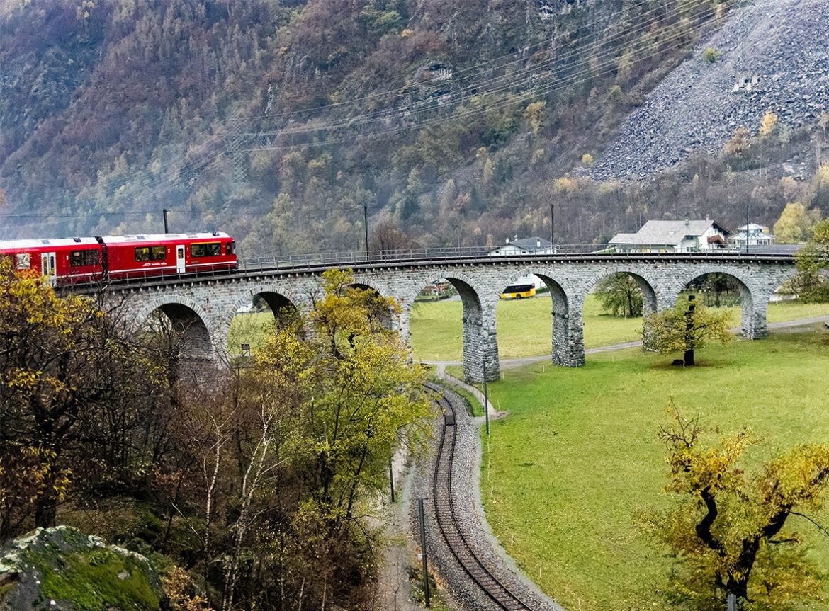Viadotto Elicoidale Trenino Rosso del Bernina