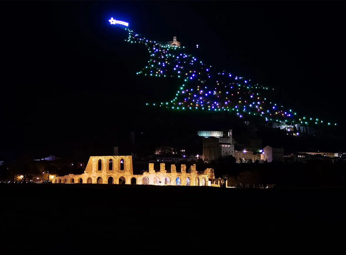 Albero di Natale Gubbio