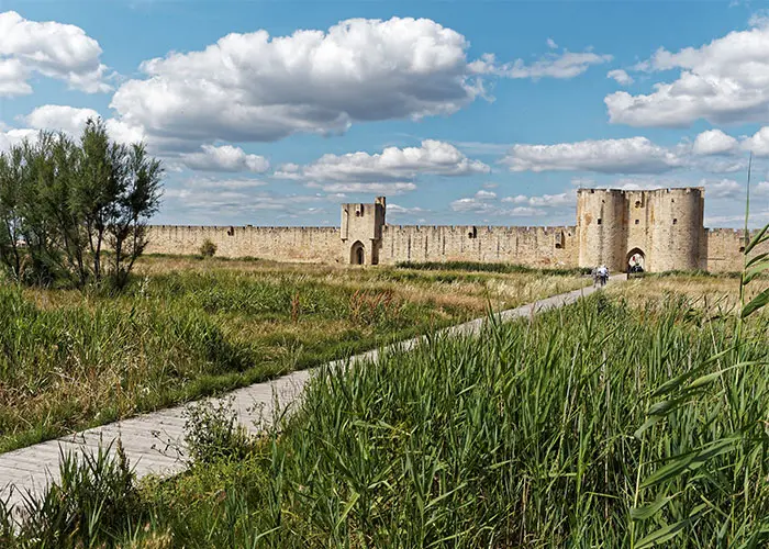 Villaggio di Aigues-Mortes in Camargue