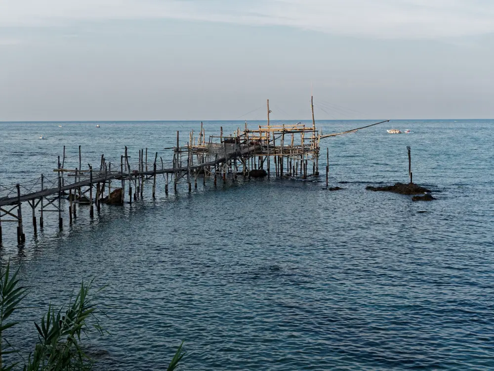 Trabocchi sul lungomare di Fossacesia