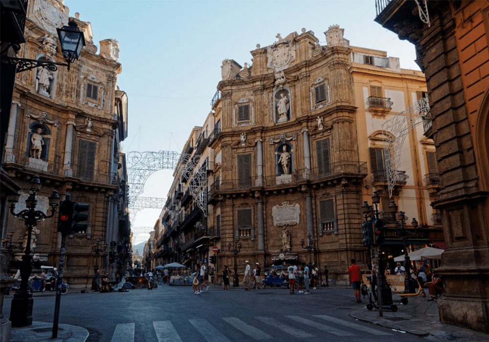 Quattro Canti o Piazza Villena fra le cose da vedere a Palermo in un weekend