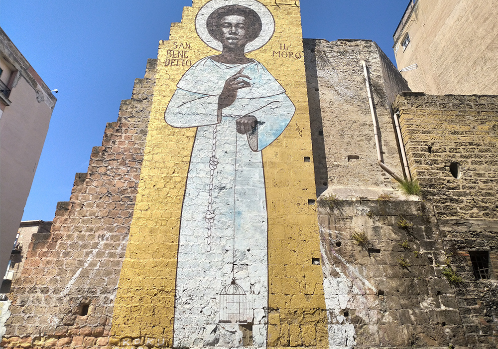 Murales di San Benedetto il Moro a Ballarò