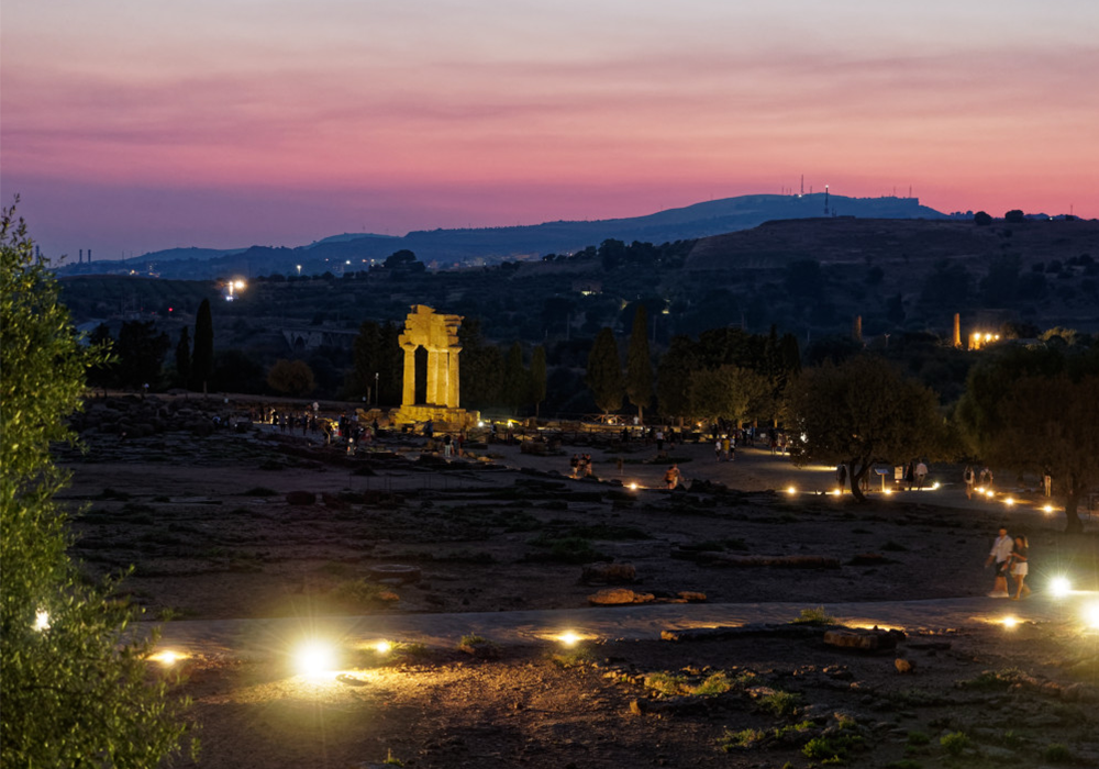 Valle dei Templi di Agrigento visita notturna