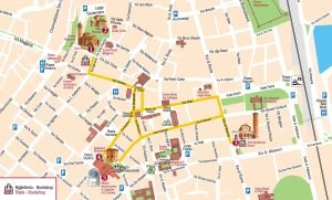 Mappa turistica di Ravenna