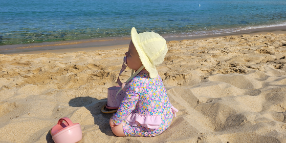Cosa portare al mare con un neonato