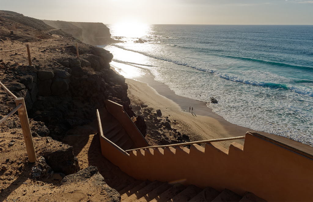 Playa de La Escalera a Fuerteventura