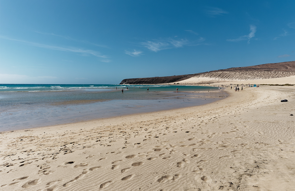 Playa de Sotavento nel sud di Fuerteventura