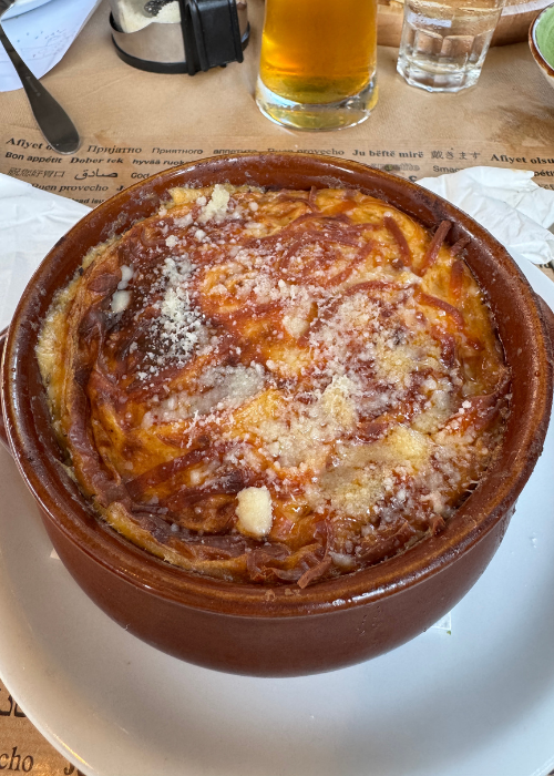 Moussaka a Sidari