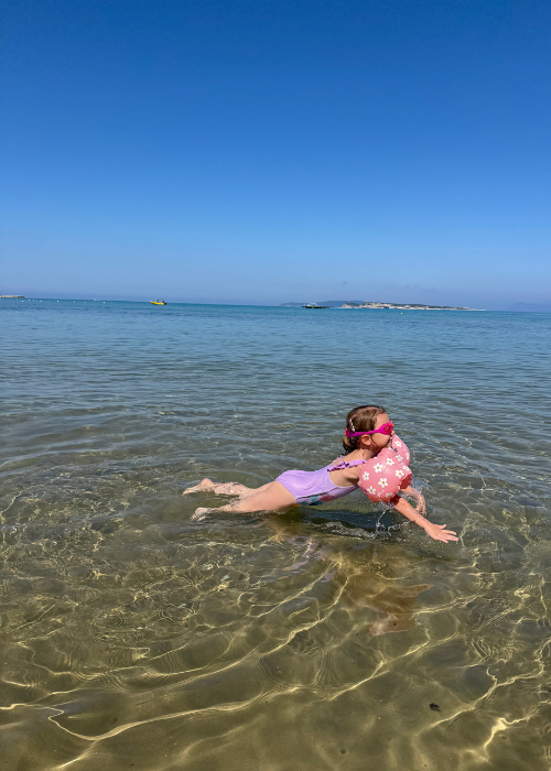 Dove andare al mare a Corfù con bambini